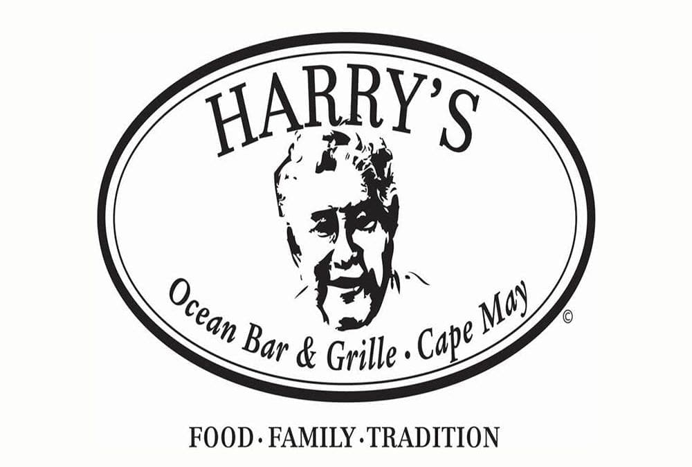 Harrys white logo