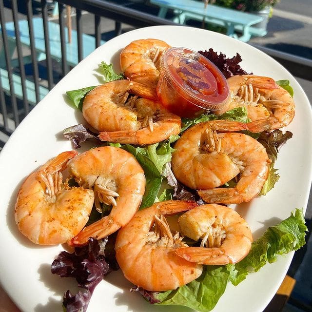 grilled shrimp at Harry's Ocean Bar & Grille
