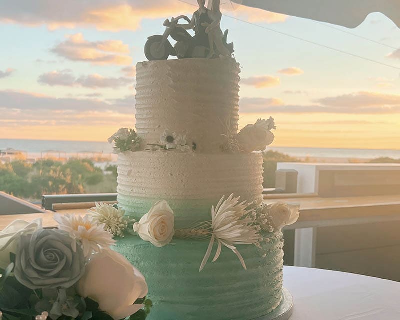 Harry's Cape May Wedding Cake.
