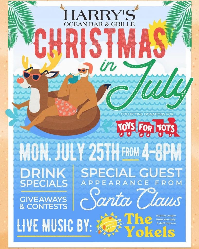 christmas in July flyer