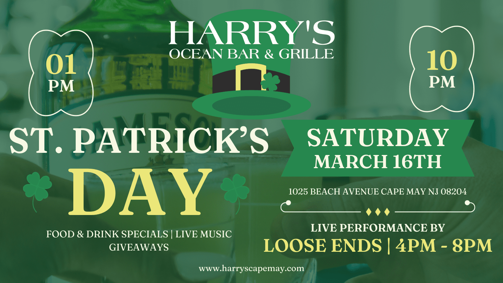 Harry’s Open for St. Patrick’s Day in Cape May 2024